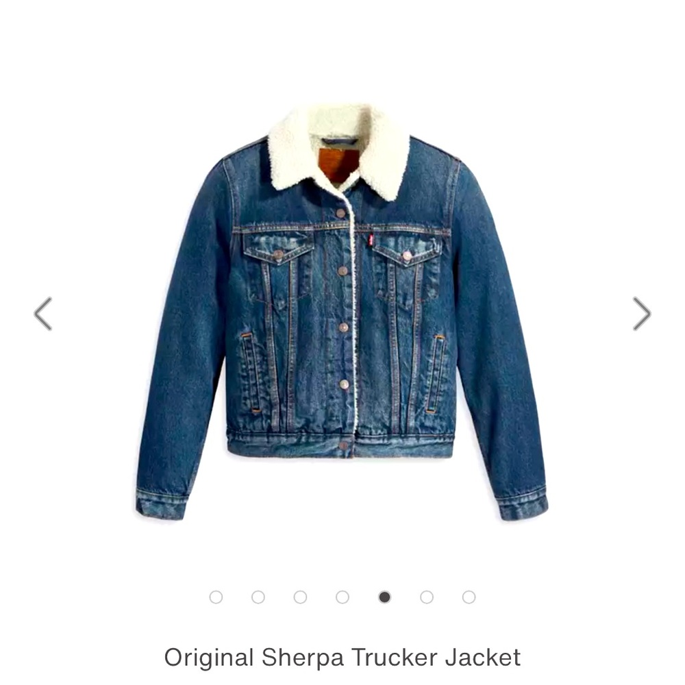 Levi Original Sherpa Lined Jean Jacket